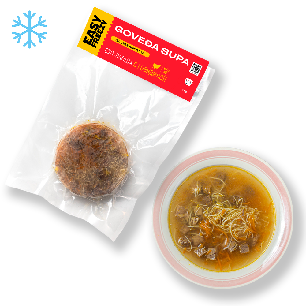 lapsha.s.govyadinoy.easyfreezy.3 Суп-лапша с говядиной (замороженный) 330 г — изображение 1
