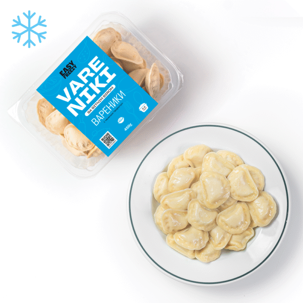 Вареники с натуральным творогом 450 г (замороженные)