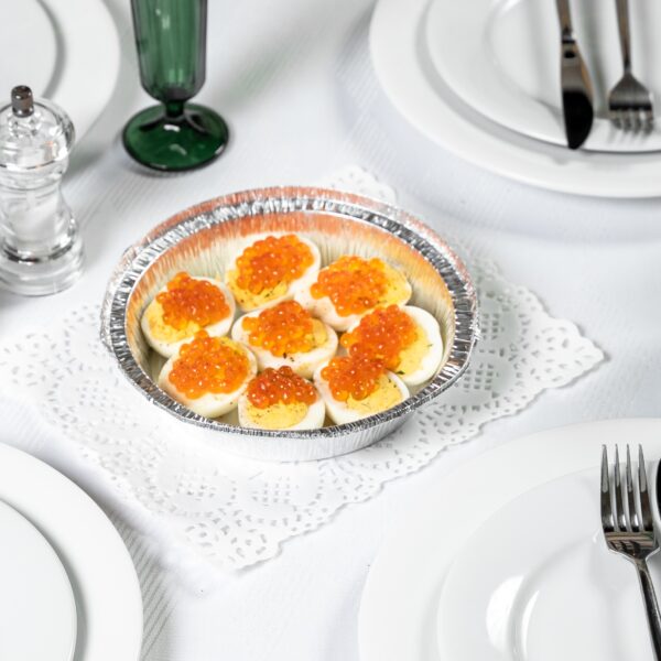 Яйца фаршированные с красной икрой 350 г