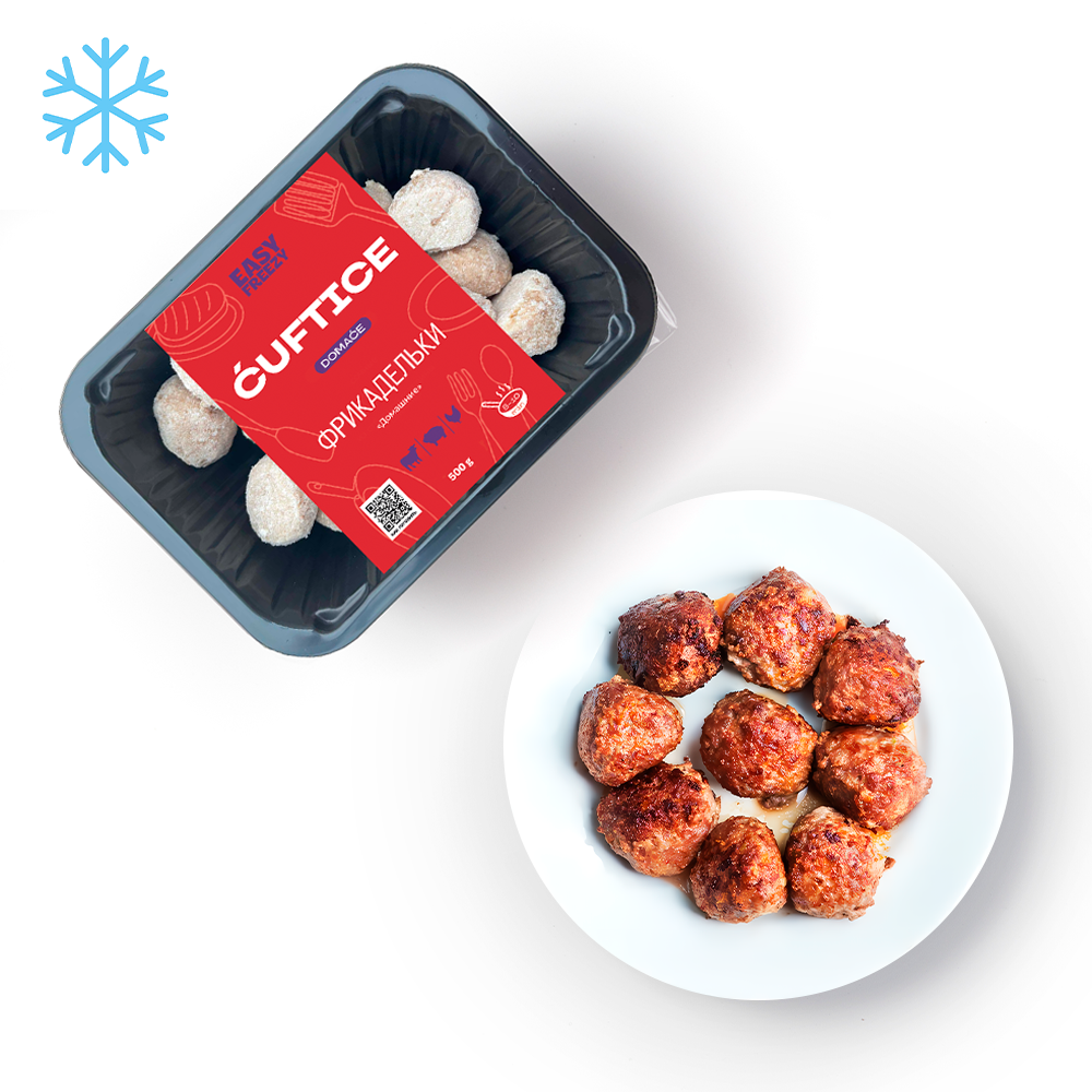 frikadel'ki.easy-freezy.domashniye.2. Фрикадельки "Домашние" 500 г (замороженные) — изображение 1