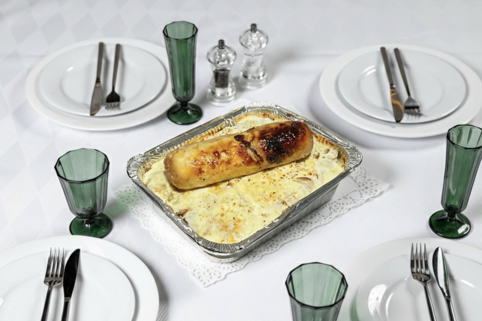 IMG_8183 Куриный рулет с сыром и черносливом с гарниром из картофельного гратена 2400 г — изображение 1